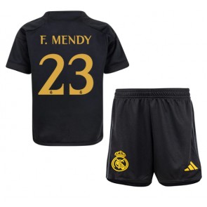 Real Madrid Ferland Mendy #23 Koszulka Trzecich Dziecięca 2023-24 Krótki Rękaw (+ Krótkie spodenki)